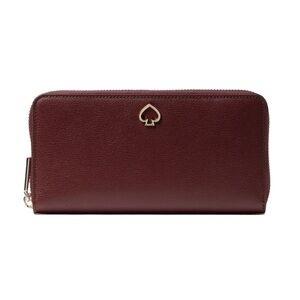 Kate Spade Adel Burgundy Large Continental Wallet